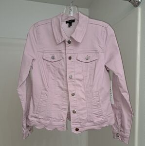 Tribal Pink Jean Jacket Classic Denim Style